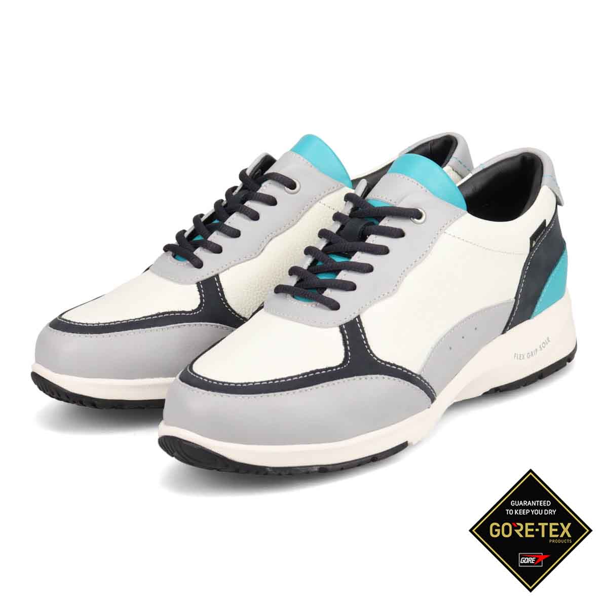 【GORE-TEX】 マドラスウォーク madras Walk　ウォーキングスニーカー　MWL1204 WHITE/GRAY 23.0