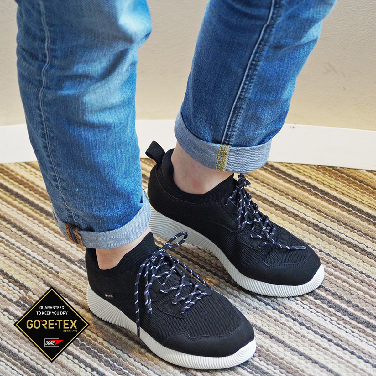 【GORE-TEX】 マドラスウォーク madras Walk 　雨の日も安心♪　軽くて履きやすい♪ 快適おしゃれスニーカー MWL2200