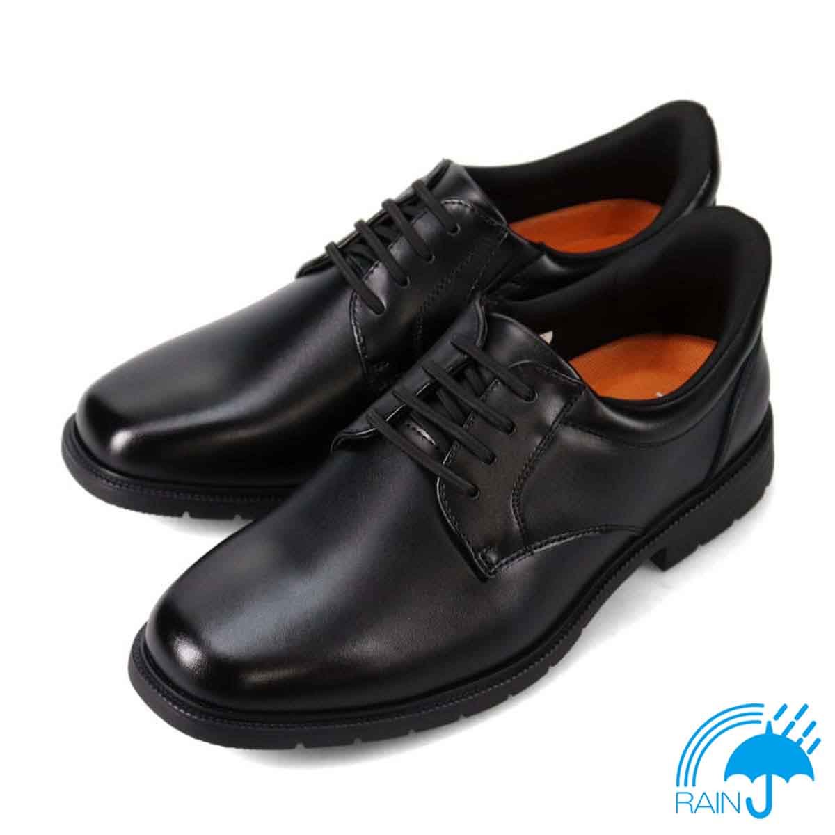 プロ コンフォート PRO-COMFORT Easy Wearing（簡単装着）外羽根プレーントウビジネスシューズ　PC6010 BLACK 25.0