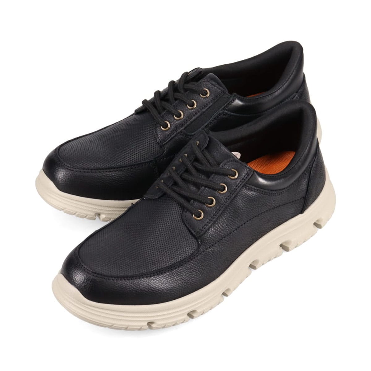 プロ コンフォート PRO-COMFORT クイックフィットレースアップカジュアルシューズ   PC6012 BLACK 25.0