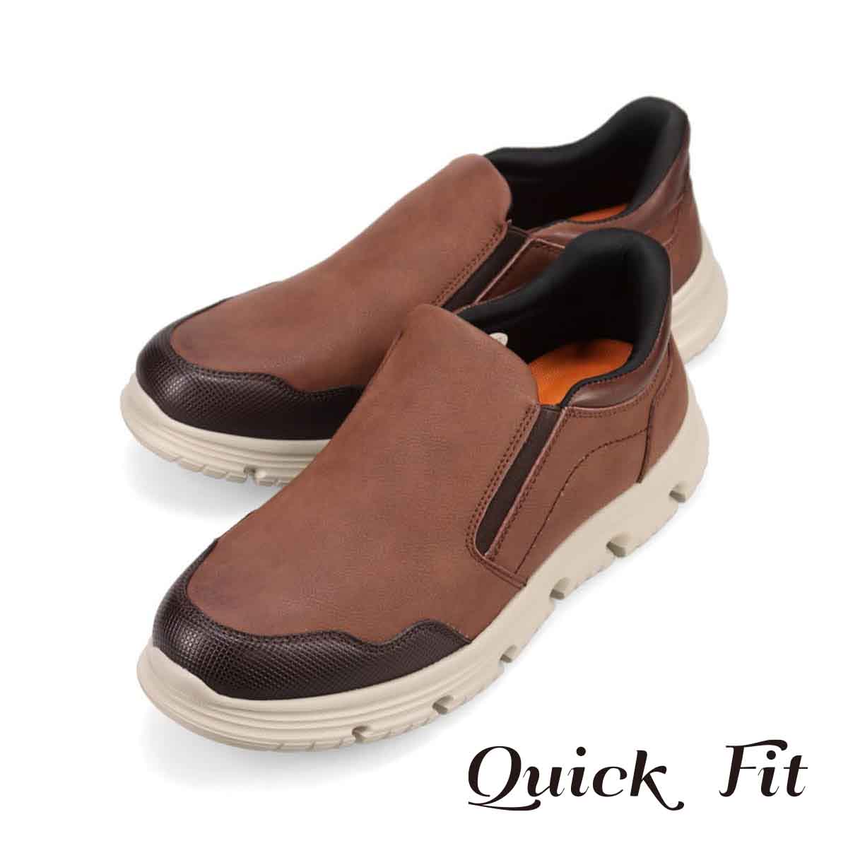 プロ コンフォート PRO-COMFORT クイックフィットレースアップカジュアルシューズ   PC6013 BROWN 25.0