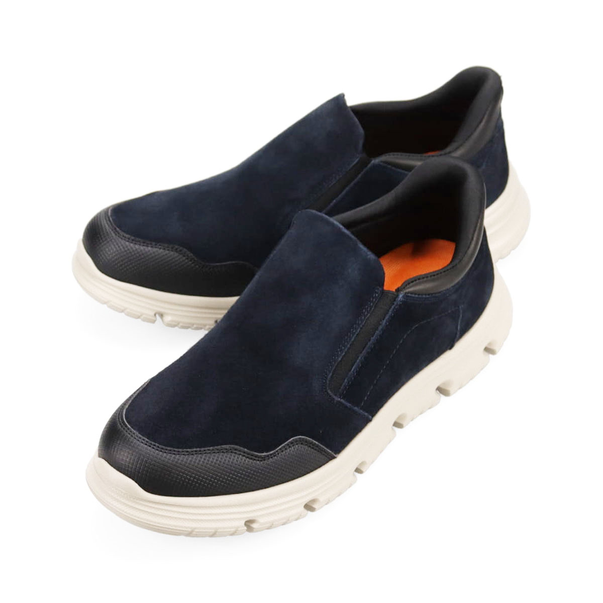 プロ コンフォート PRO-COMFORT クイックフィットレースアップカジュアルシューズ   PC6013 NAVY-SILK 25.0