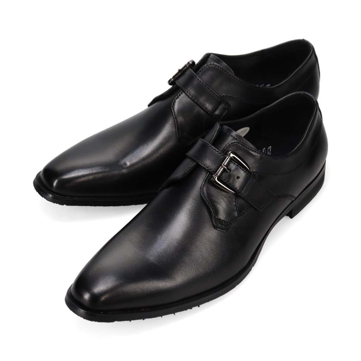 ペリーコレクション PERRY COLLECTION　モンクストラップドレスシューズ　PR2062 BLACK 25.0