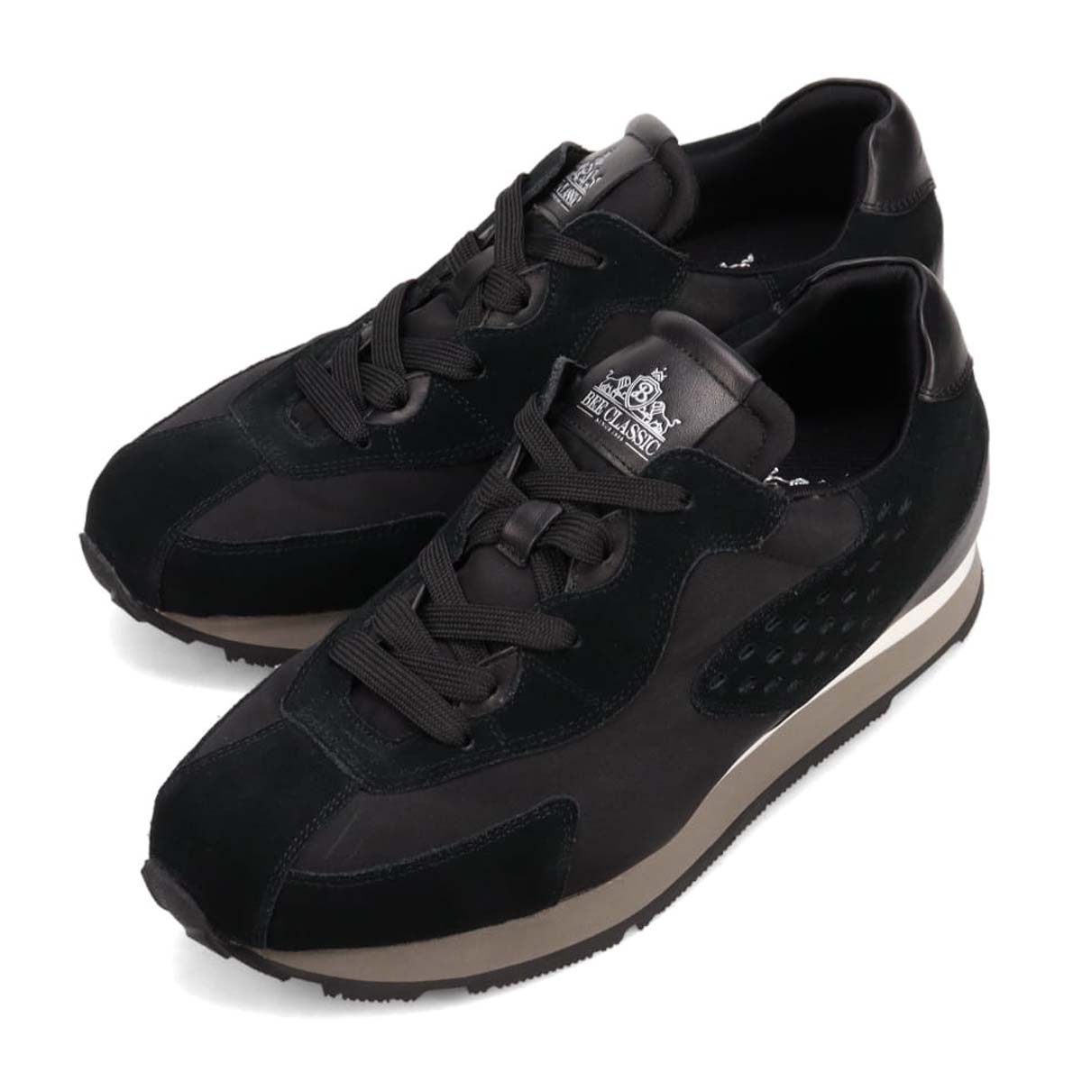 【防水仕様】ビークラシック BEE CLASSIC　ArcticGripスニーカー SPCB7040 BLACK 25.0