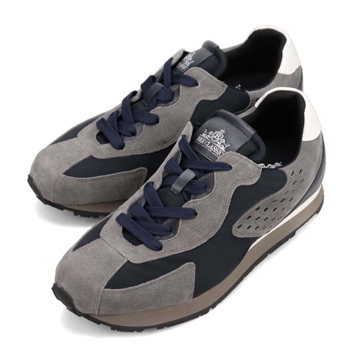 【防水仕様】ビークラシック BEE CLASSIC　ArcticGripスニーカー SPCB7040 NAVY 25.0