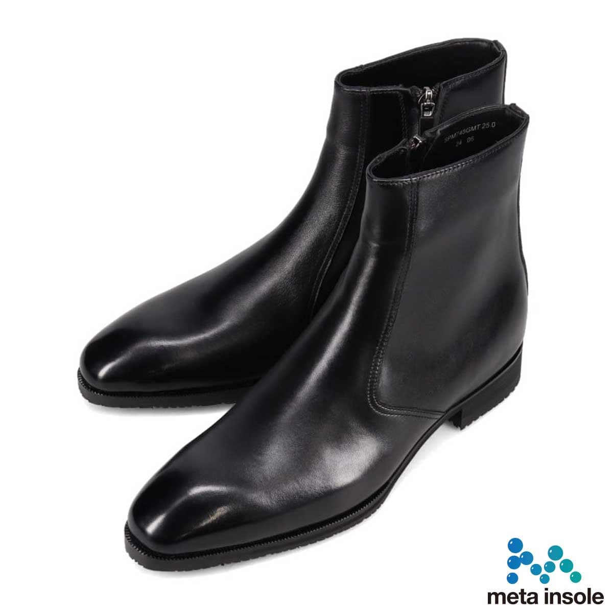【GORE-TEX】マドラス madras metaインソール搭載シューズ　ドレスブーツ　SPM745GMT BLACK 25.0