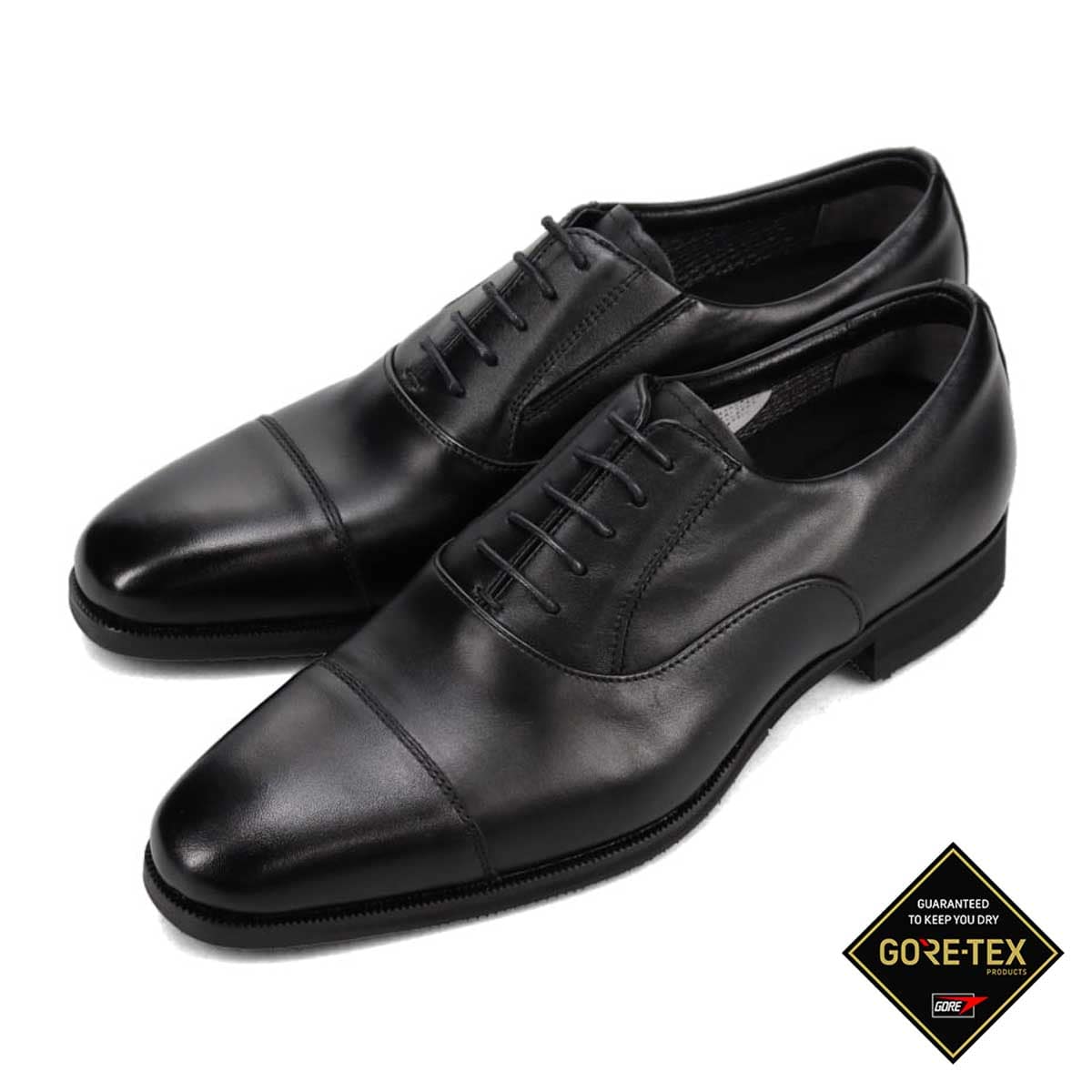 【GORE-TEX】マドラスウォーク madras Walk ゴアテックス 内羽根ストレートチップビジネスシューズ　SPMW7800 BLACK 25.0