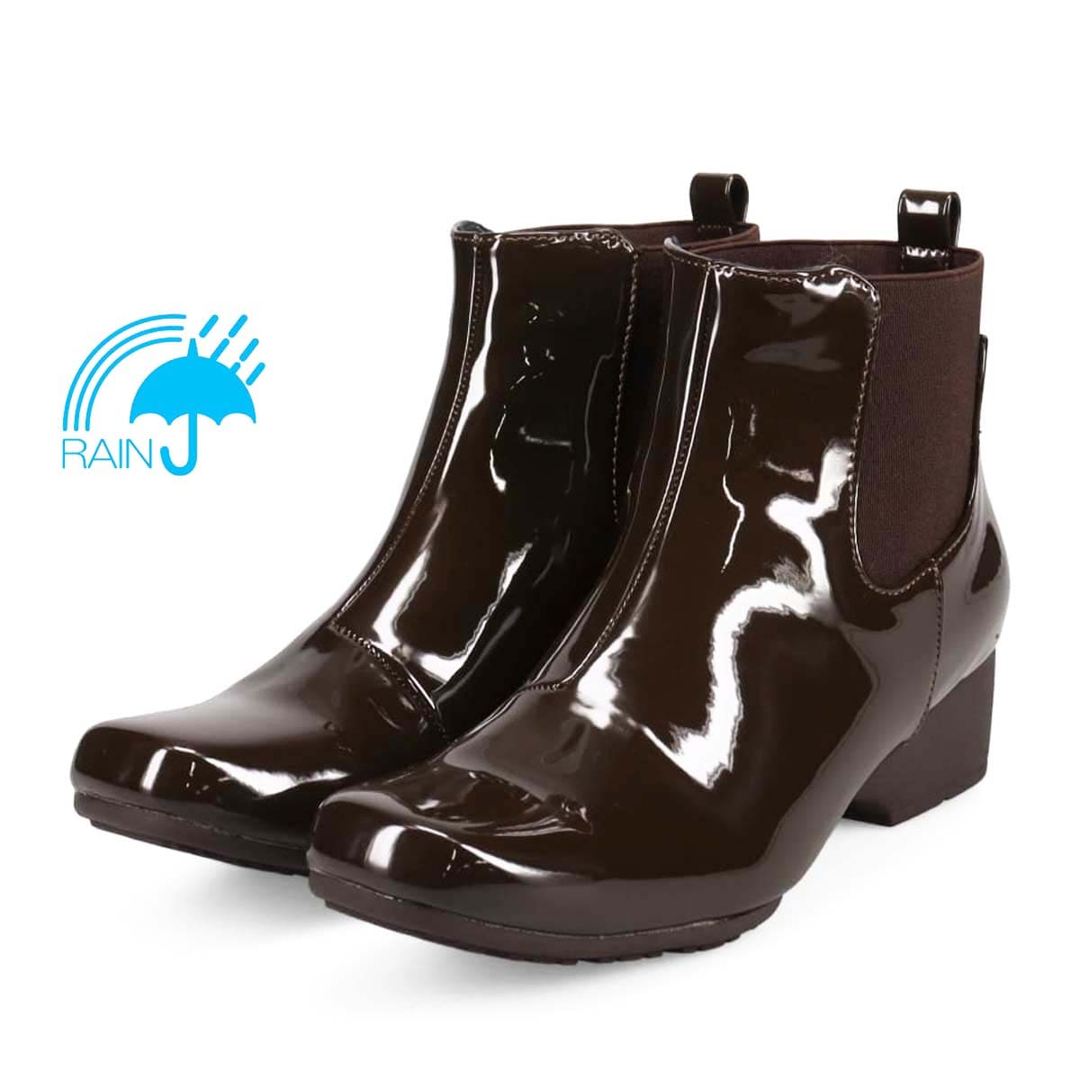 ソフトステップ SOFT STEP 雨の日も安心♪レイン対応ショートゴアブーツ KHAKI-E 23.0