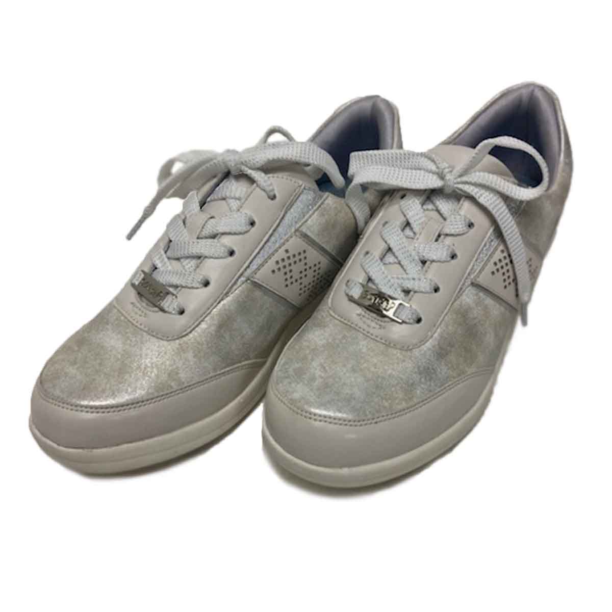 ソフトステップ SOFT STEP マドラス社製 立ったまま履ける防水防滑スニーカープレミアム SSL3102V IVORY 23.0