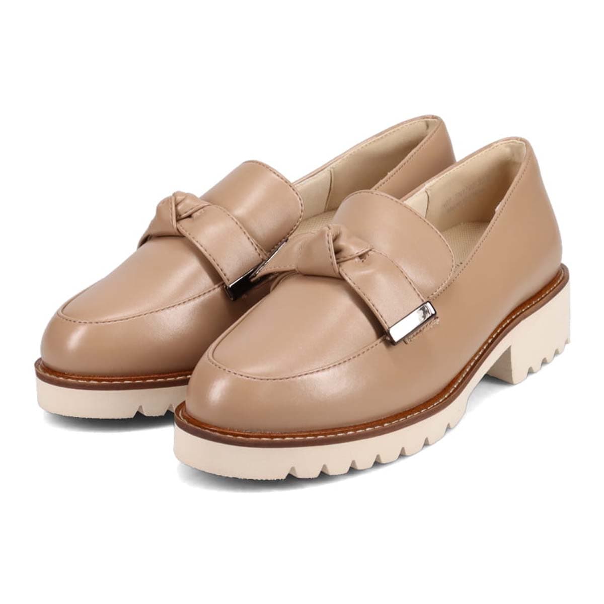 テーン tehen 高みえきれいめローファー　TN1792 D-BEIGE 23.0