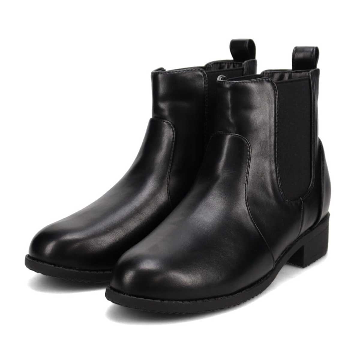 【防水仕様】テーン tehen オールウエザーサイドゴアショートブーツ　TN2301 BLACK M　(23.0～23.5)