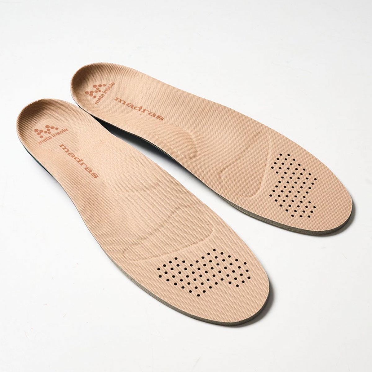 マドラス madras  meta インソール ユニセックスカップインソール アクティブタイプ【返品不可商品】 BEIGE Mサイズ（25.5～26.5）