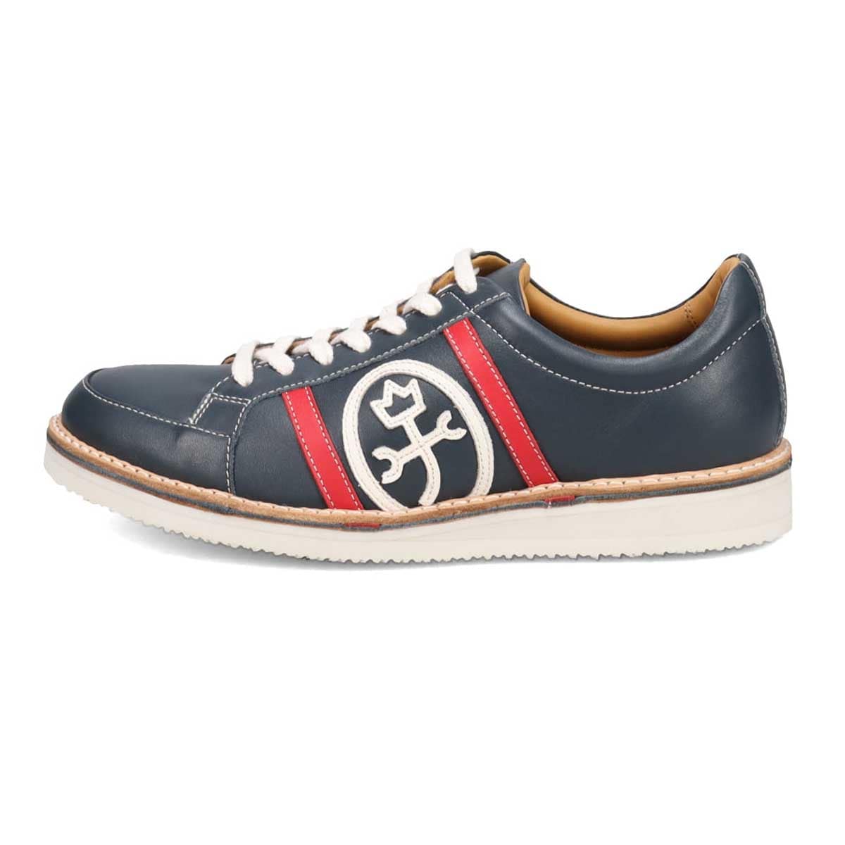 カステルバジャック CASTELBAJAC ローカットレザースニーカー 012321 NAVY 25.0