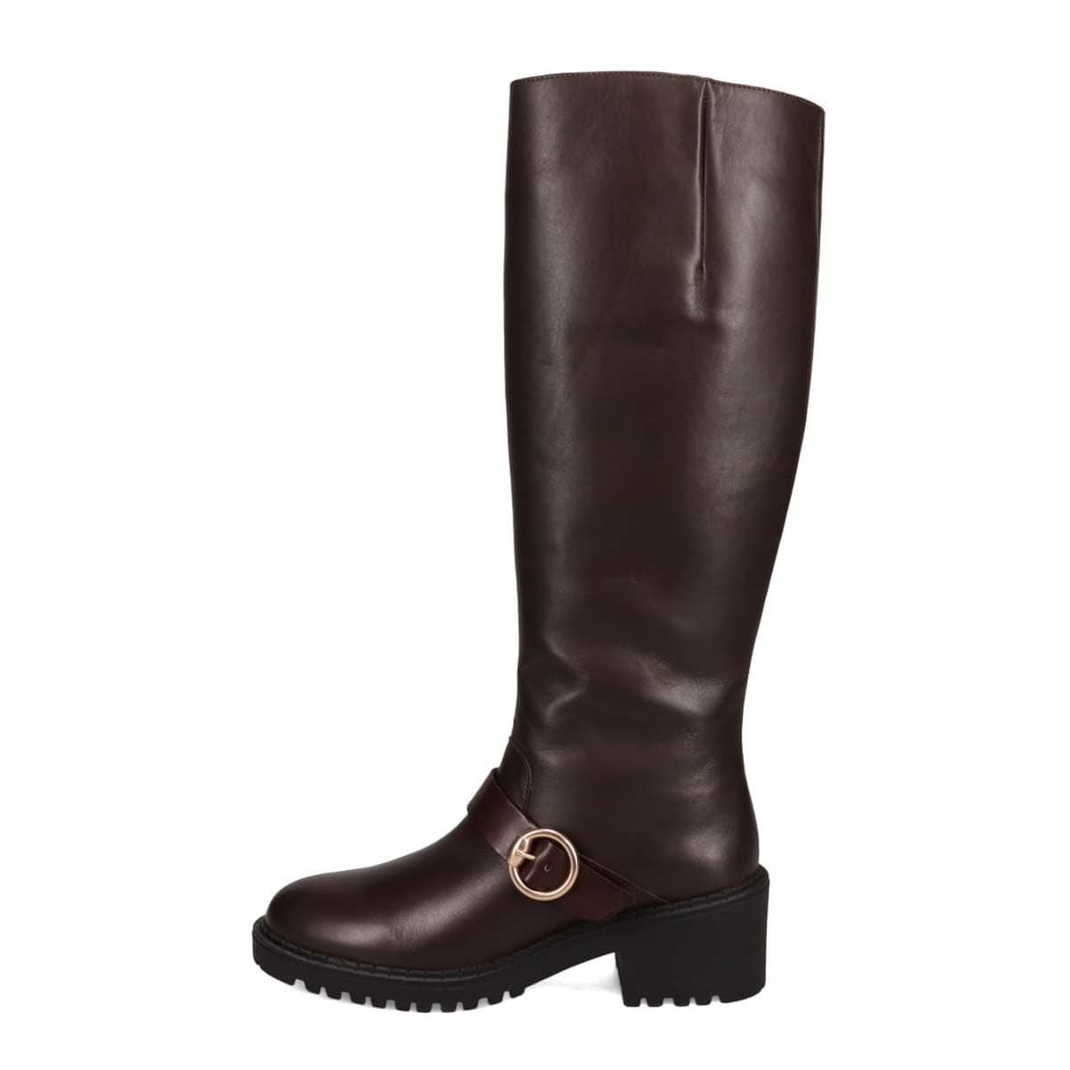 KATHARINE HAMNETT LONDON　ロングブーツ 048108 D-BROWN 23.0