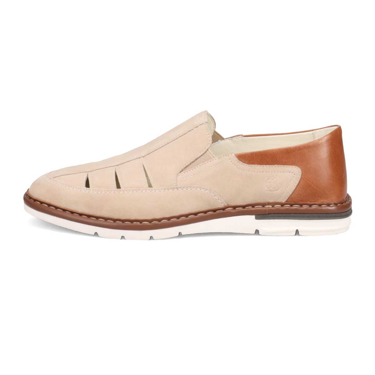 ランバンオンブルー LANVIN en Bleu スリッポンカジュアルシューズ  086534 BEIGE 25.0