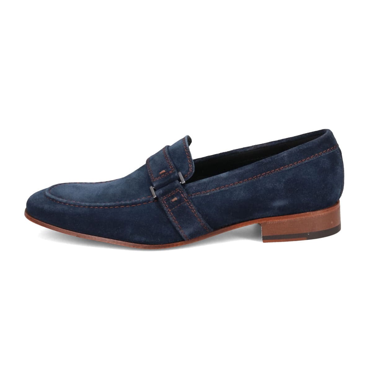 LANVIN COLLECTION　ドレスカジュアルベルトスリッポンシューズ　83445 NAVY 25.0