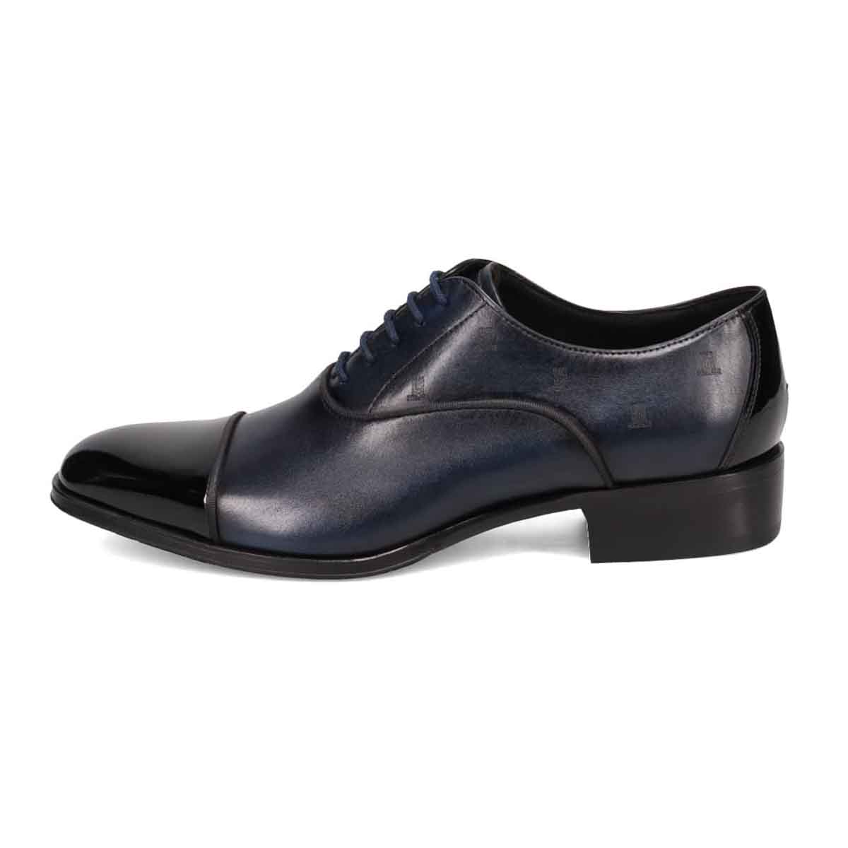 ランバンコレクション LANVIN COLLECTION  WJLロゴ モノグラムオックスフォード  83468 NAVY 25.0