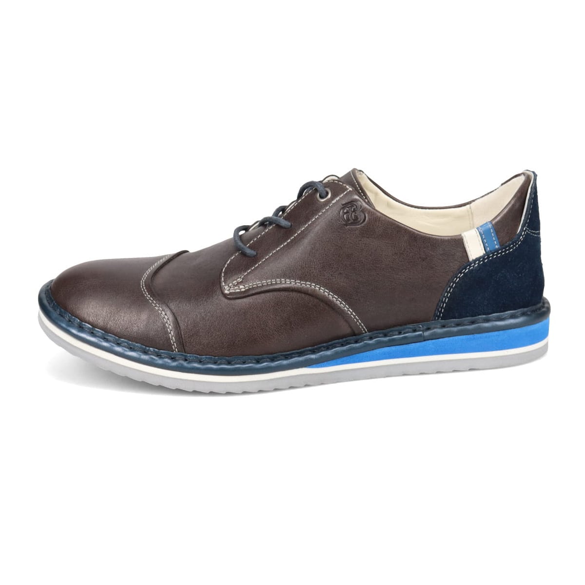 LANVIN en Bleu　レースアップ カジュアルシューズ  86474 D-GRAY 25.0