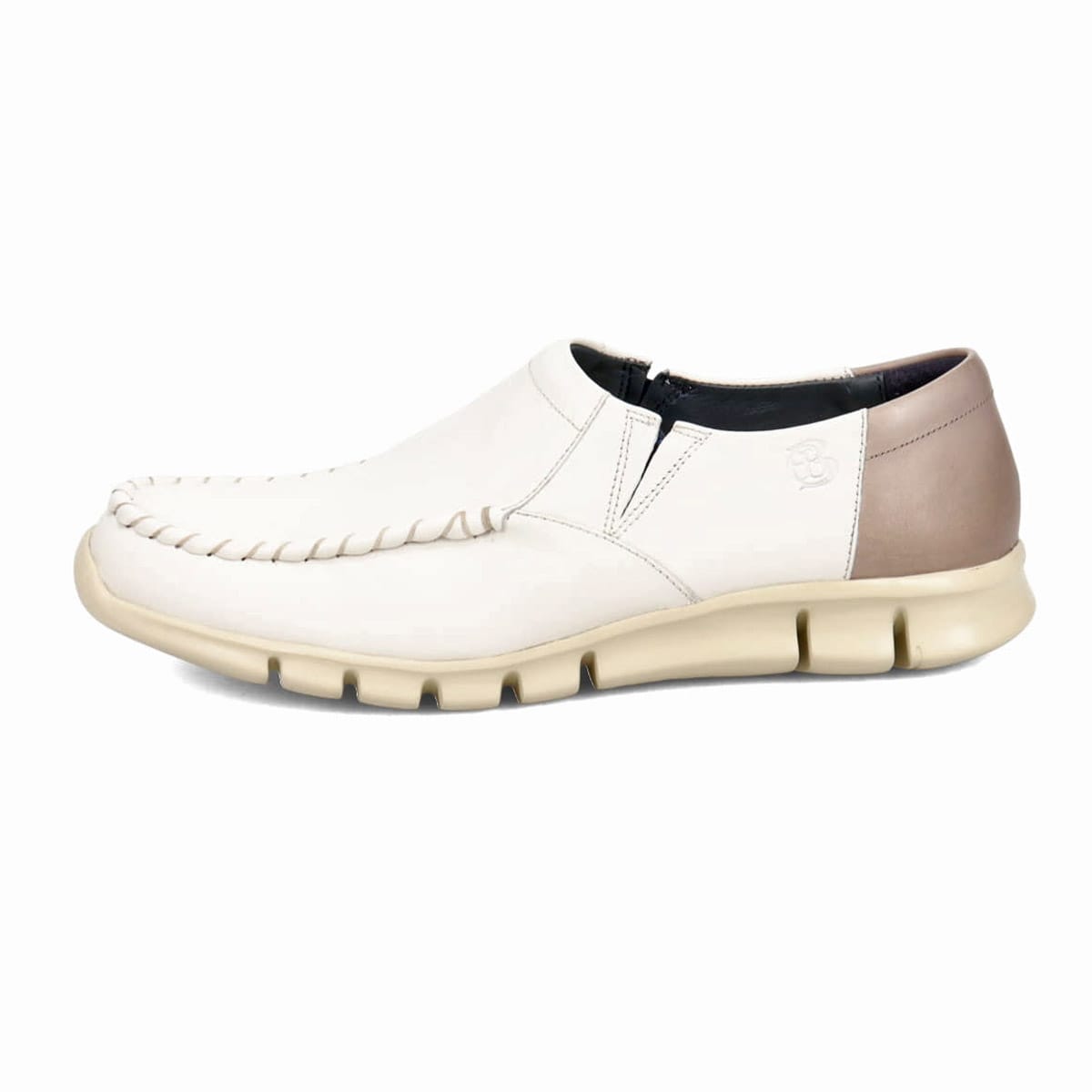 LANVIN en Bleu　スリッポンカジュアルシューズ  86495 WHITE 25.0