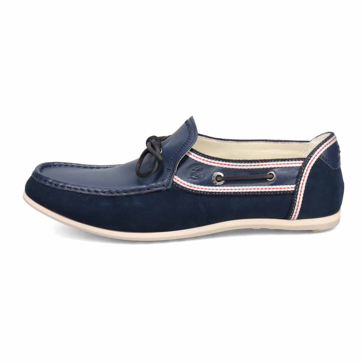 ランバンオンブルー LANVIN en Bleu  コンビネーションドライビングシューズ 86544 NAVY 25.0