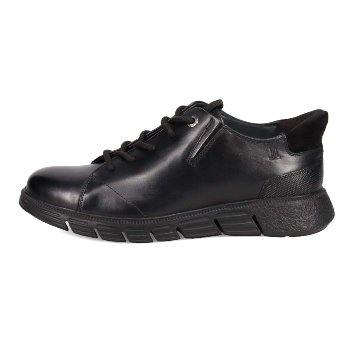ランバンオンブルー LANVIN en Bleu  カジュアルレザースニーカー　86579 BLACK 25.0