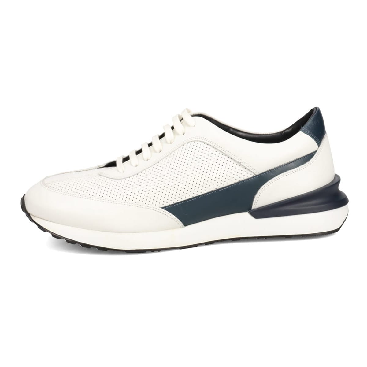 アビーロード ABBEY ROAD レザースニーカー  AB8251 WHITE/NAVY 25.0