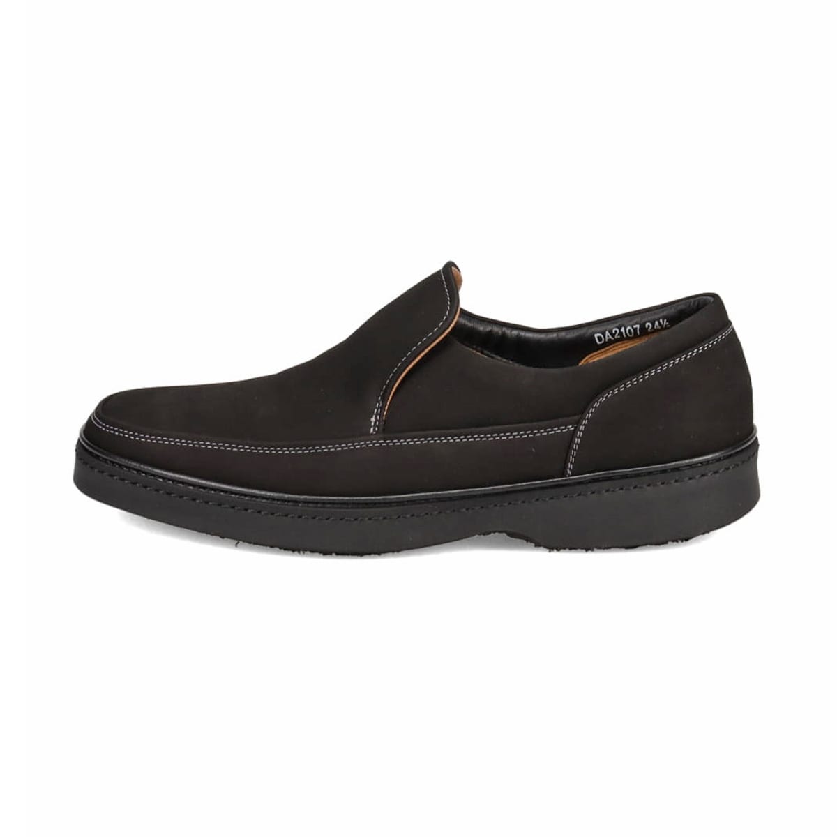 ダックス DAKS ふんわり柔らかな足当たり！DAKSスリッポンシューズ DA2107 BLACK-NUBUK 25.0
