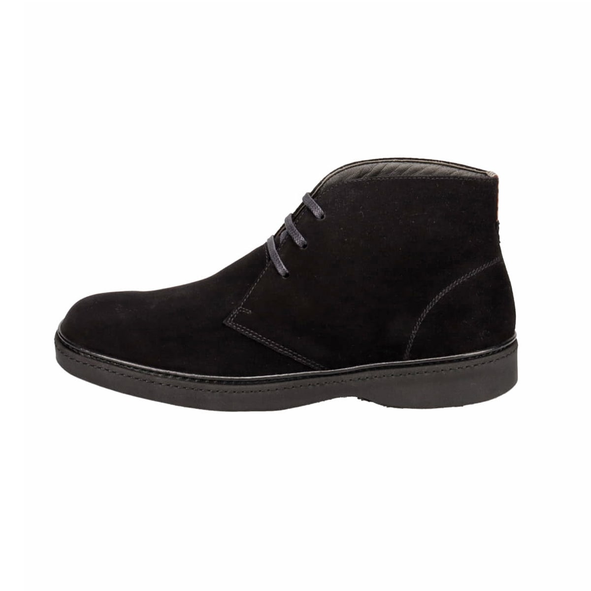 DAKS　レースアップ・ドレスブーツ DA2148 BLACK-VELOURS 25.0