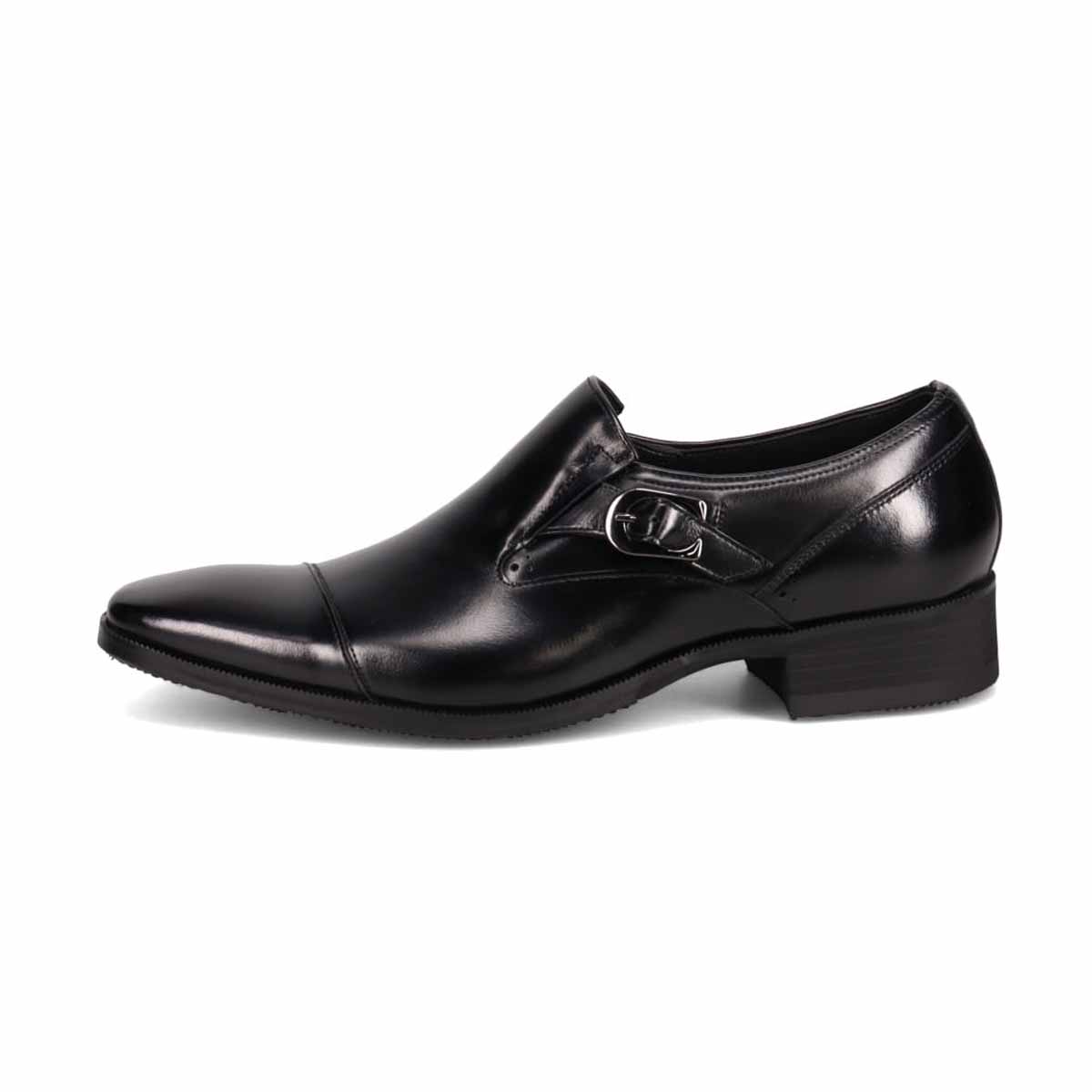 モデロ MODELLO 4ｃｍ４時間防水 ストレートチップスリッポンドレスシューズ　DM1605H BLACK 25.0
