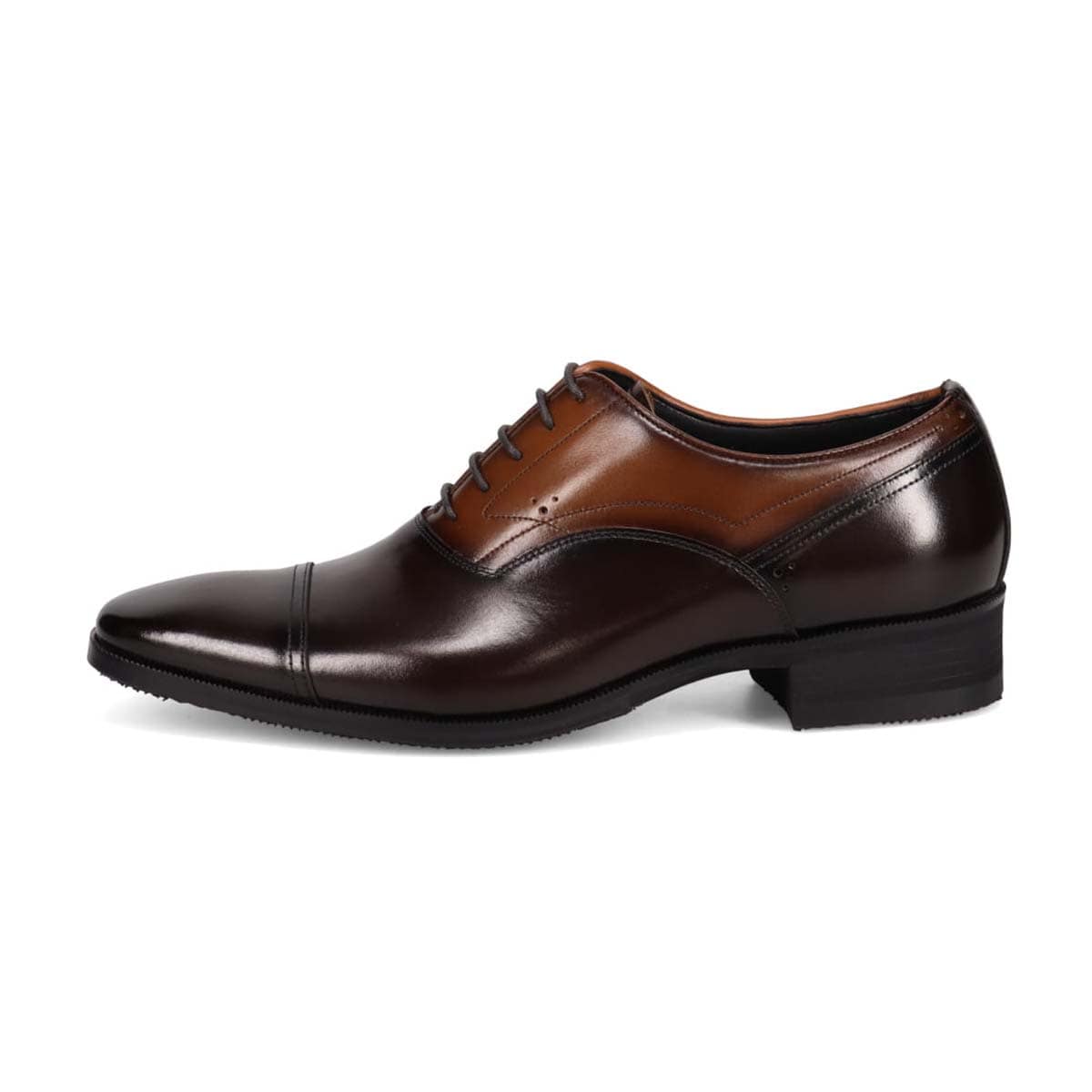 モデロ MODELLO 4ｃｍ４時間防水 内羽根ストレートチップドレスシューズ　DM1607H D-BROWN/BROWN 25.0