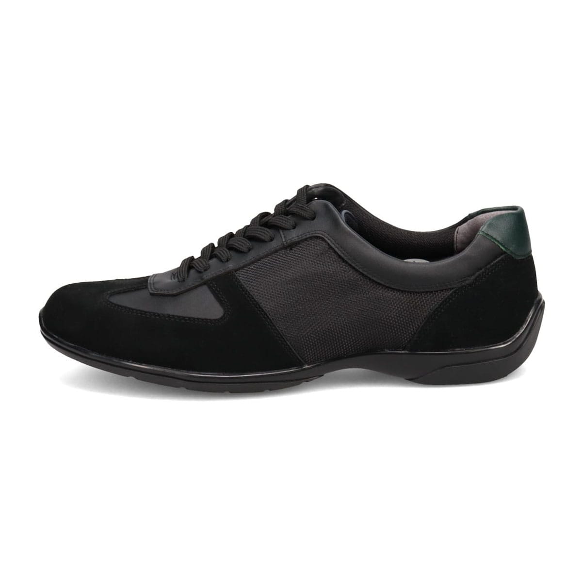 【抗ウイルス・抗菌加工】モデロ MODELLO  ドライビングレザースニーカー　DM3142 BLACK/C 25.0