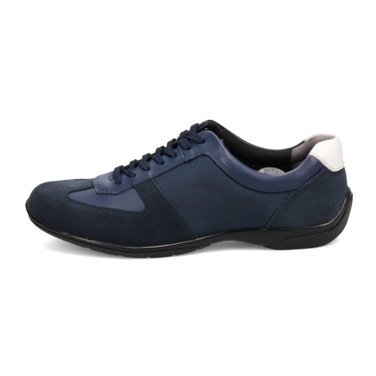 【抗ウイルス・抗菌加工】モデロ MODELLO  ドライビングレザースニーカー　DM3142 NAVY/C 25.0
