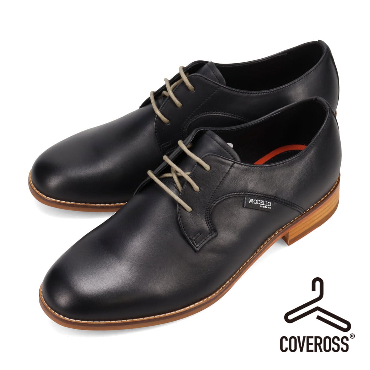 モデロ MODELLO COVEROSS  レースアップ・カジュアルシューズ　DM3401 BLACK 25.0