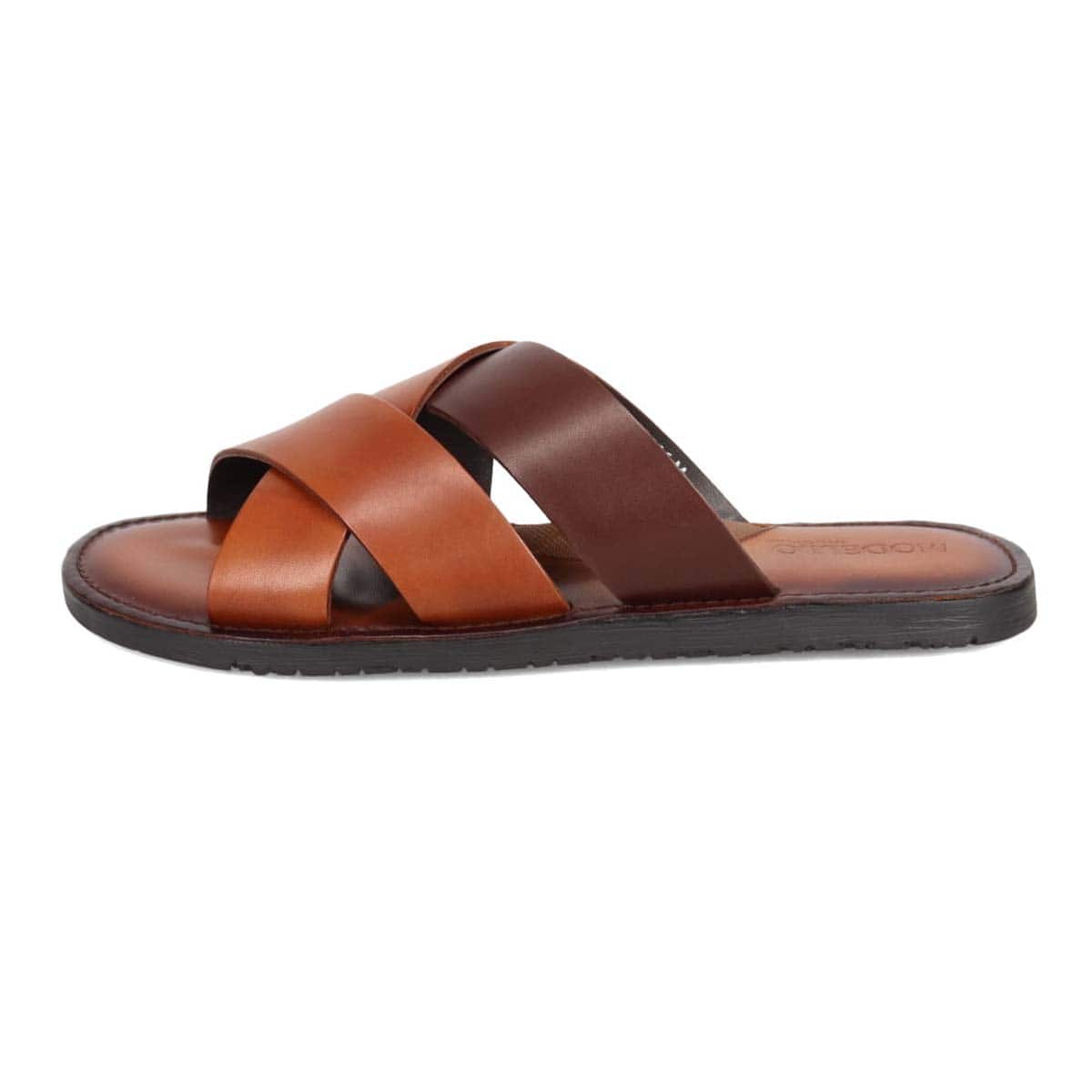 モデロ MODELLO レザーサンダル　DM5316 BROWN/DARKBROWN M(25.0～25.5cm)