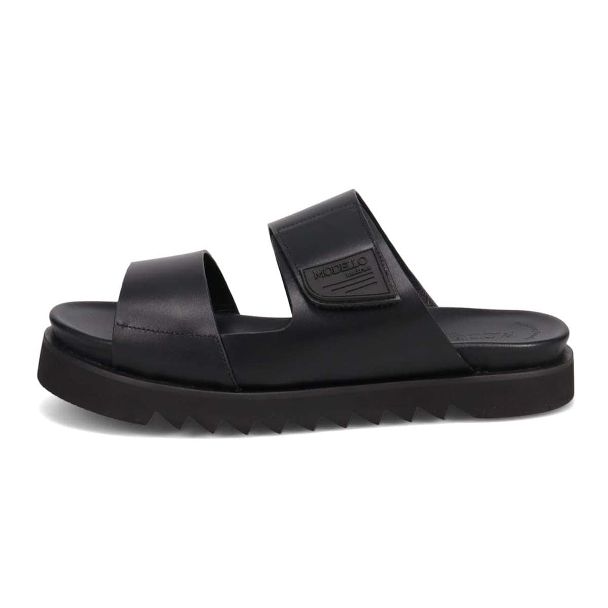 モデロ MODELLO 「リカバリーインソール」搭載で指圧効果により血行を115％促進。Recovery厚底サンダル　DM5320R BLACK M