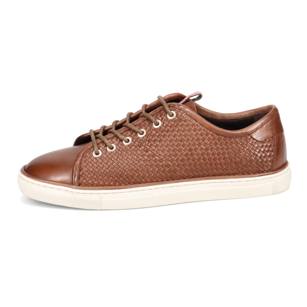 【抗ウイルス・抗菌加工】MODELLO モデロ カジュアル メッシュ レザースニーカー　DM5551 BROWN/C 25.0