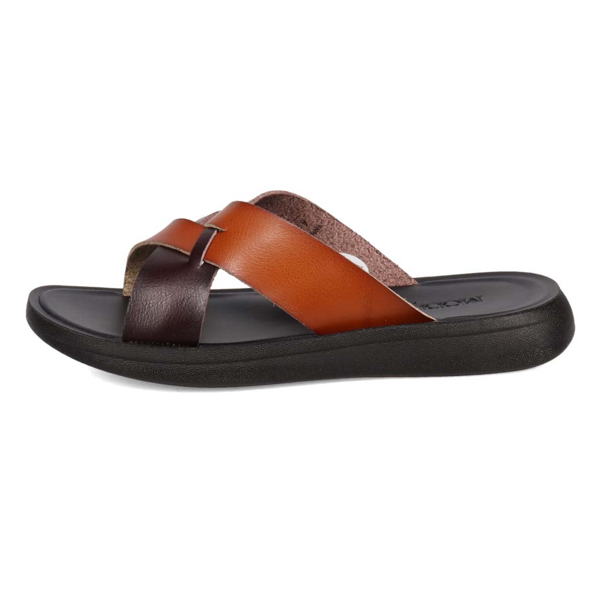 モデロ MODELLO メンズ フラットサンダル　DM5911X BROWN/DARKBROWN M（25～25.5）