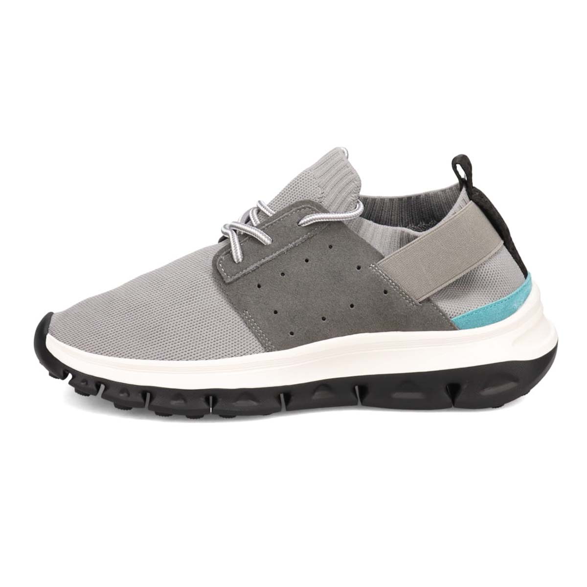 モデロ MODELLO 「リカバリーインソール」搭載で指圧効果により血行を115％促進。 レースアップカジュアルスニーカー　DM6522R L-GRAY M(25.0～25.5cm)