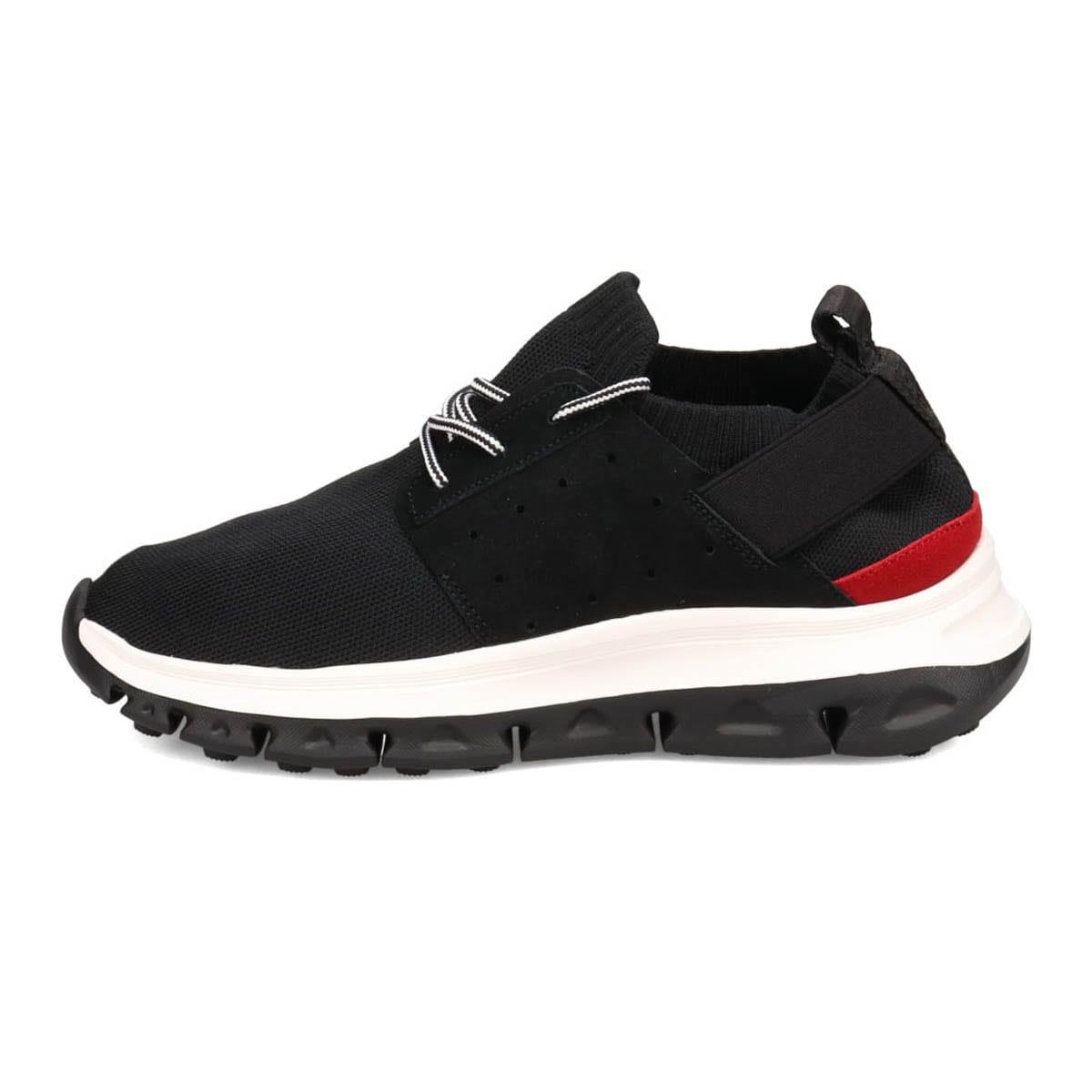 モデロ MODELLO レースアップカジュアルスニーカー　DM6522 BLACK M(25.0～25.5cm)
