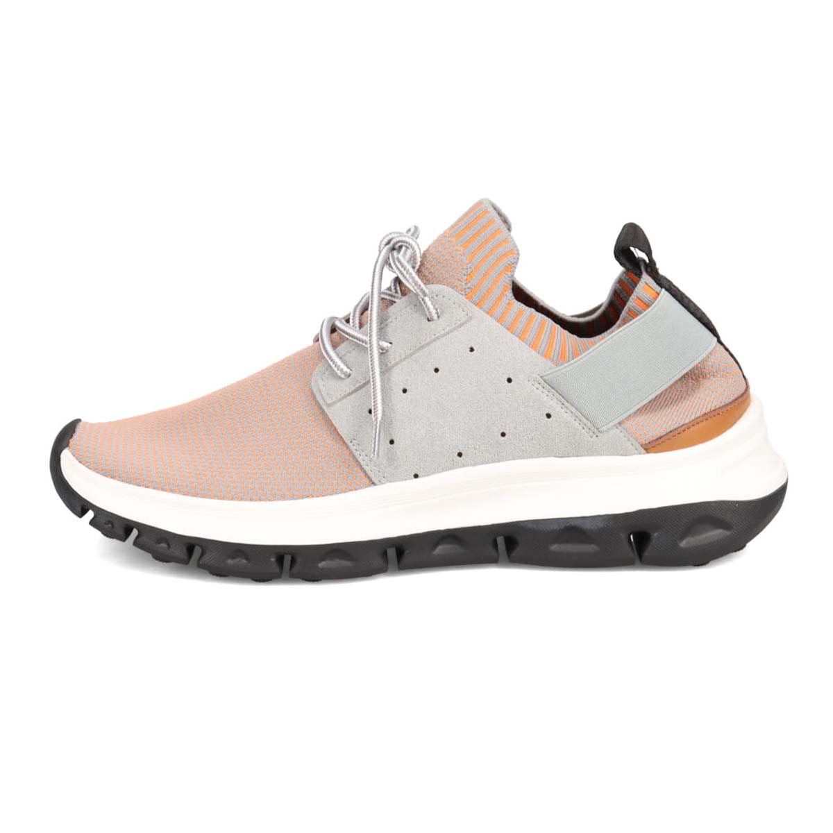 モデロ MODELLO レースアップカジュアルスニーカー　DM6522 L-GRAY/ORANGE M(25.0～25.5cm)