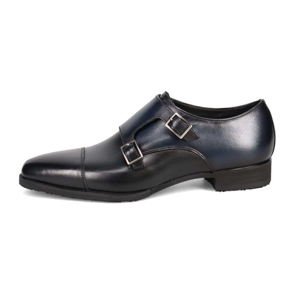 ≪EC限定カラー≫【抗ウイルス・抗菌加工】モデロ MODELLO GORE-TEX ダブルモンクドレスシューズ　DM804G BLACK/NAVY（EC限定カラー） 25.0