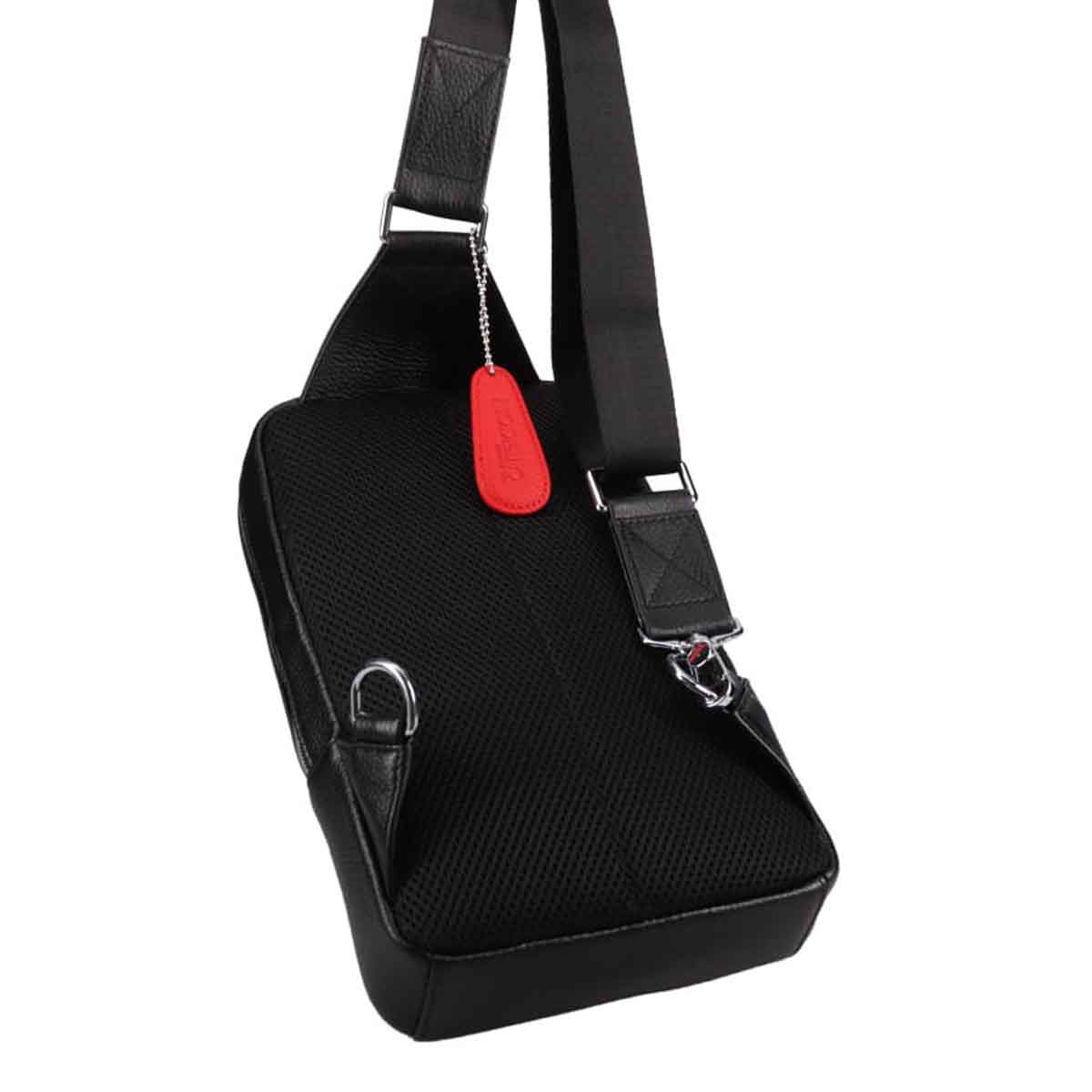 モデロ MODELLO　メンズ本革ボディバッグ　DMB1214 BLACK FREE