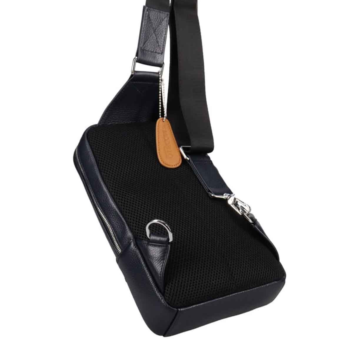 モデロ MODELLO　メンズ本革ボディバッグ　DMB1214 NAVY FREE