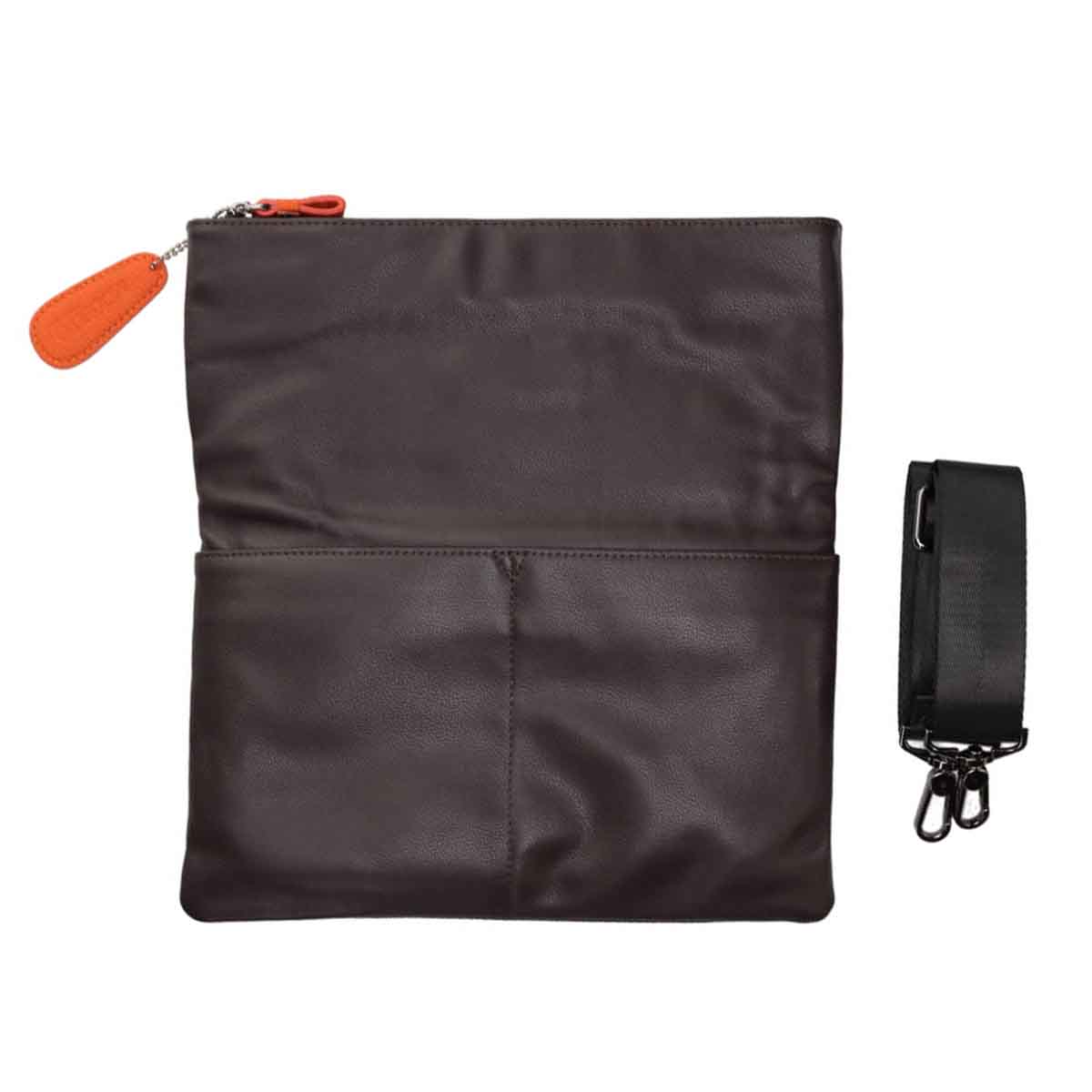 モデロ MODELLO　メンズ本革クラッチバッグ2WAYショルダー　DMB1215 D-BROWN FREE