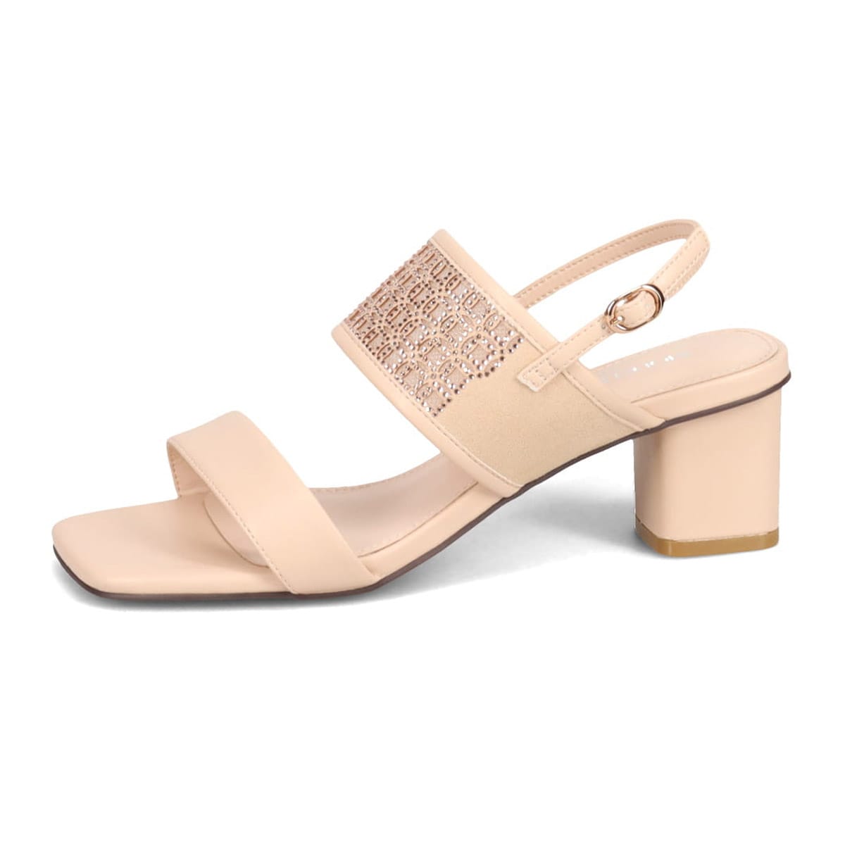 モデロ MODELLO レーザーカット＆貴石デザインサンダル  DML4522 BEIGE 23.0