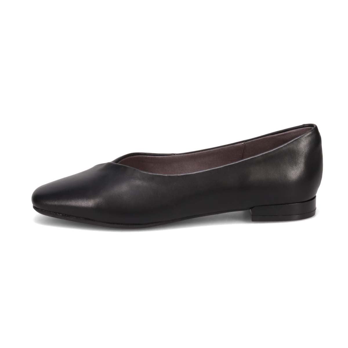 【撥水仕様】モデロ MODELLO 2.0cmヒール バレエシューズ  DML5501 BLACK 23.0