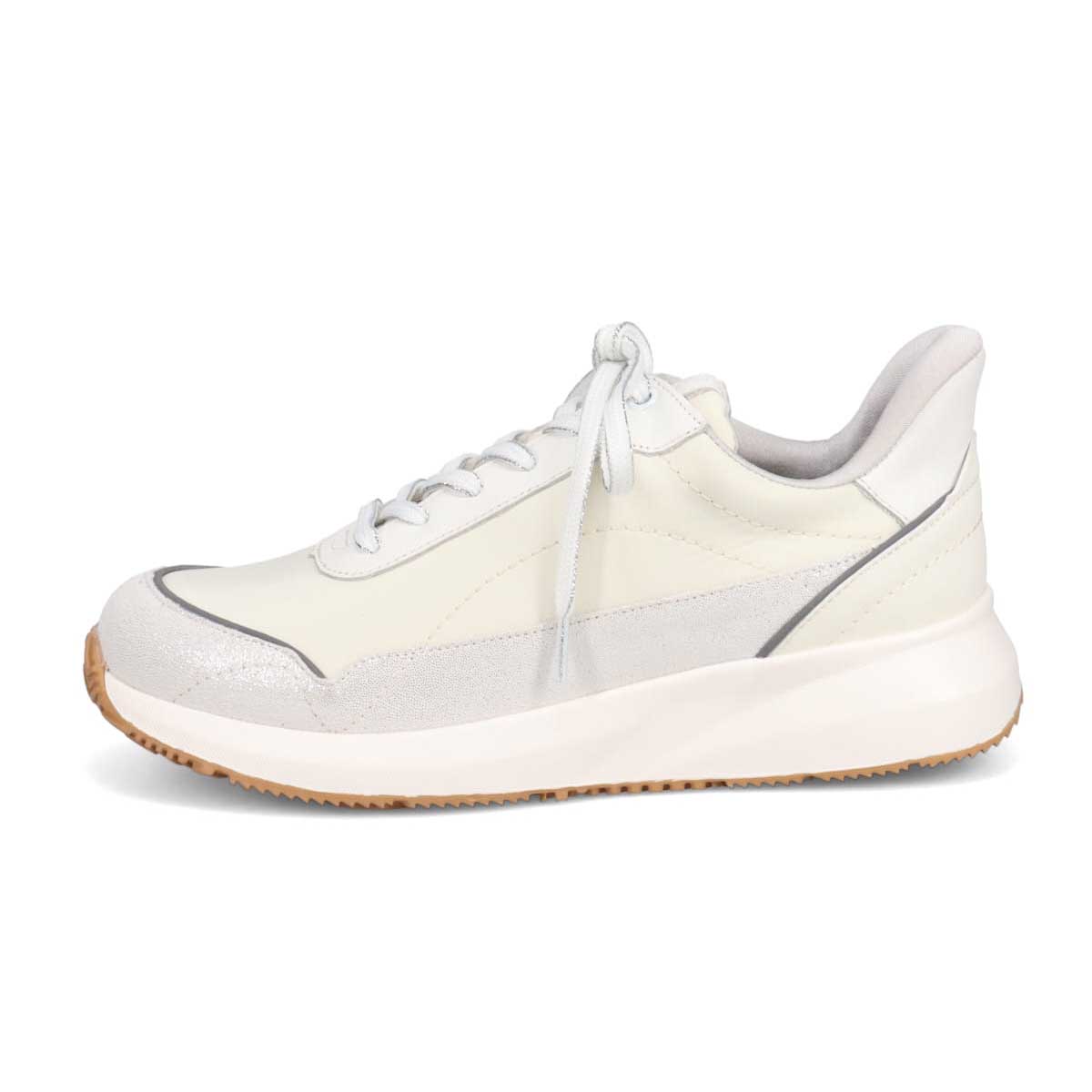 モデロ MODELLO 「リカバリーインソール」搭載で指圧効果により血行を115％促進。Recovery軽量ソールナイロンスニーカー　DML6067R WHITE 23.0