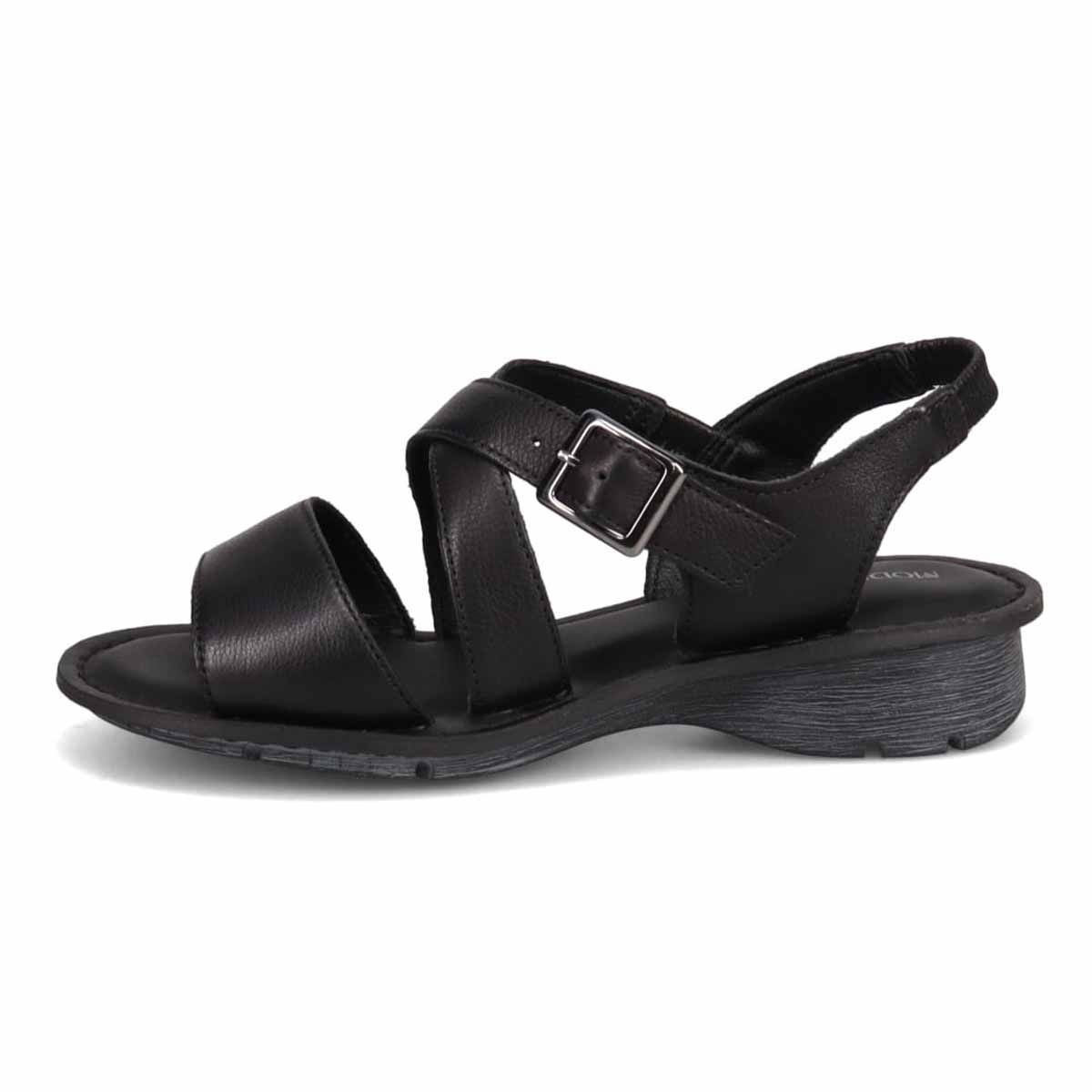 モデロ MODELLO 　ナチュラルレザーフットベットサンダル　DML7156 BLACK M　(23.0～23.5)