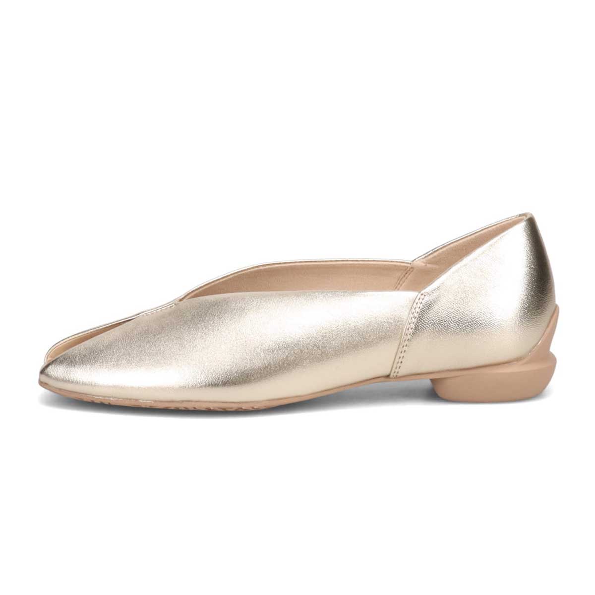 モデロ MODELLO 「リカバリーインソール」搭載で指圧効果により血行を115％促進。Recoveryオープンパンプス　DML8828R GOLD 23.0