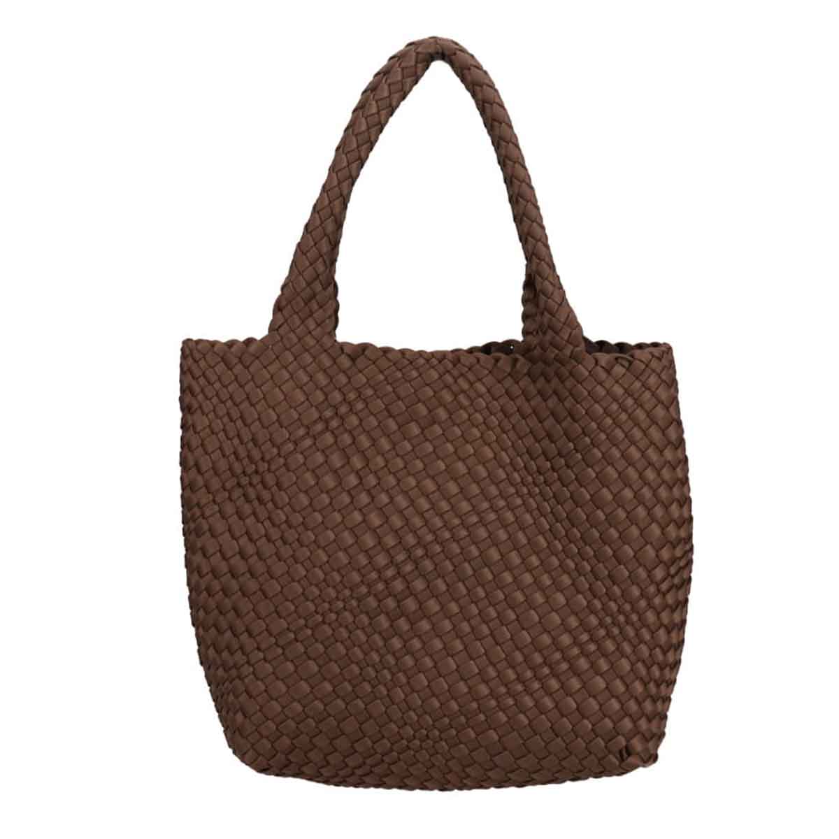 モデロ MODELLO 艶のあるメッシュ素材の大人アイテム メッシュバッグ　DMLB110 D-BROWN FREE